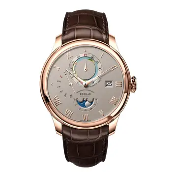 BORMAN Luxury Mens Ceasuri Barbati Ceas Automată Pentru Bărbați Auto Vânt Mecanice Ceas Safir Curea din Piele Ceas de Afaceri