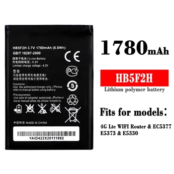 100% Originală de Înaltă Calitate Baterie de schimb Pentru HUAWEI 4G LTE WIFI Router HB5F2H Noi 1780mAh Telefon Mobil Baterii cu Litiu