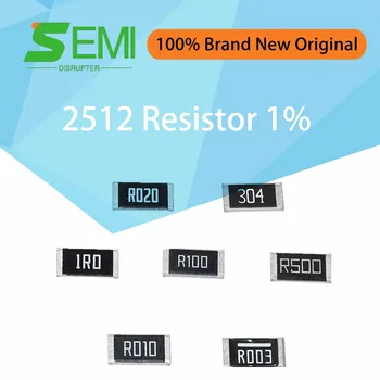 10BUC 2512 SMD chip rezistor fix 1% 2W 0.1 R 0.12 R 0.15 0.2 0.25 0.3 0.5 R