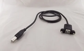 10buc USB 2.0 B Feminin Soclu de Montare pe Panou A B Masculin Printer Cablu prelungitor 1m 3FT