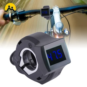 12-99V Universal Biciclete Electrice Tensiune de Afișare Ghidon Voltmetru cu LCD Display Digital pentru Biciclete Electrice, Scutere