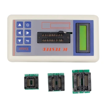 1Set Chip Tester Circuit Integrat Detector de Tranzistor Cu Ardere Tranzistor Tester ABS Metru de Întreținere Tester