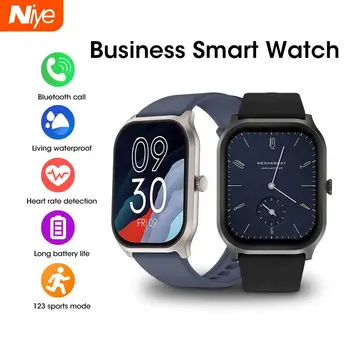 2.01 Inch Smartwatch Ceas Inteligent Om Bratara Bluetooth Apel Heart Rate Monitor Somn Sport Fitness Ceas Pentru iPhone Bărbați Femei