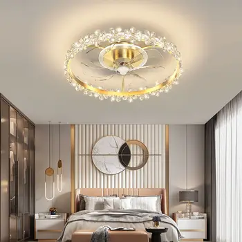 2022 dormitor nou lampă lampă de tavan cu ventilator lampa ventilator de tavan lampa de dormitor, sufragerie vânt puternic lumina lux mut lampa