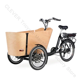 2023 Nou Design Velomobile Trike Electric Cargo Biciclete Electrice de Conducere de Tip 250W cu Motor cu Trei Roți de Marfă Tricicleta