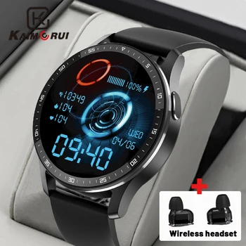 2023 Nou set de Căști Ceas Inteligent TWS 2-in-1 Wireless Bluetooth pentru Căști de Apel Sănătate Monitor de Presiune sanguina Sport Muzica Smartwatch