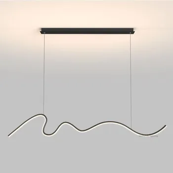2023 noua sala de Mese lampă candelabru de lux lumina lămpilor moderne minimalist masa bar sala de mese Nordic minimalist benzi
