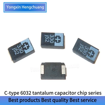 20BUC C Tip Cip Condensator cu Tantal 6032 Negru 6.3 V330UF 16V47UF