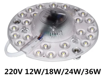 220V Tavan, bec lumina Plafon Retrofit Accesorii Plafon lumina Modulul de sursă de lumină ROTUND