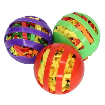 3 Bucati/set De Colorat din Plastic Distractiv de Interior Și Exterior Formare pentru animale de Companie Jucării Și Păsări de Reproducție Consumabile