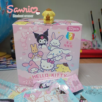 32pcs/set De Desene animate Sanrio Hello Kitty Creion Radieră Cinnamoroll Anime Elevii de Școală Elementară de Învățare Papetărie en-Gros