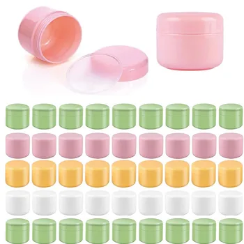 50pcs 10g goale de plastic mic Crema de Fata Lotiune Cosmetice Recipient Mini crema borcan 10g crema de ambalare oală de îngrijire personală