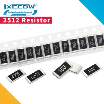 50Pcs 2512 SMD chip rezistor fix 1W 0.1 R 0.01 R 0.05 R 0.001 R 0.005 R 0.33 R 0.5 R 1R 0R 10R 100R 1K 2W 0.01 0.1 0.33 0.05 1 0 ohm