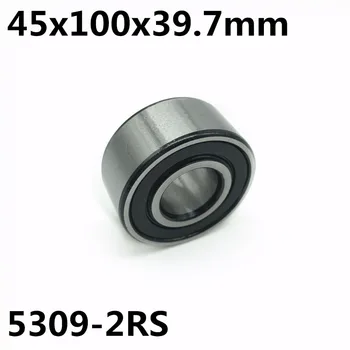 5309-2RS 45x100x39.7 mm 1buc rând Dublu unghiulare de contact rulmenți 5309 de Înaltă calitate