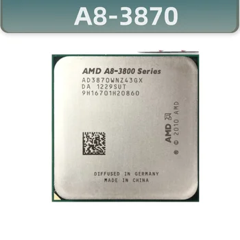 A8 Series A8-3870 3GHz 100W CPU Quad-Core Procesor AD3870WNZ43GX A8 3870K, Socket FM1