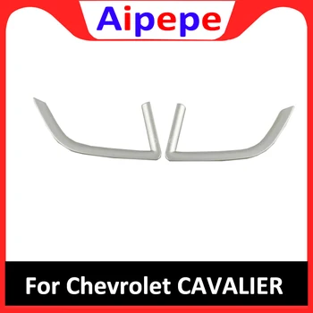 ABS Chrome pentru Chevrolet CAVALIER 2017 2018 2019 Accesorii Styling Auto Fața Aer condiționat Priza de Aerisire Capac Cadru Trim