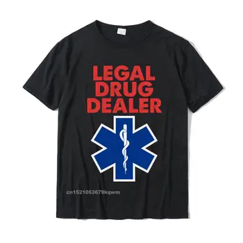 Amuzant EMS Cadou Star De Viață EMT Umor Design Pulover Camisas Student Brand Nou Stil Simplu Topuri Tricou din Bumbac Tricou Unic