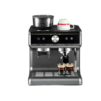 Aparat De Cafea Espresso Cu Se Pisa Boabe Semiautomate Polizor Aburi, Filtru De Cafea, Mașină De Cafea Inteligent