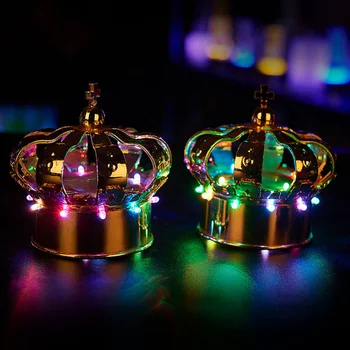 Bar de Șampanie Joben Club de noapte Lumina LED Sticla Strobe Baton Flash Coroana Cap de Dop de Vin Lampa pentru Nunta, Petrecere de Aniversare Decor