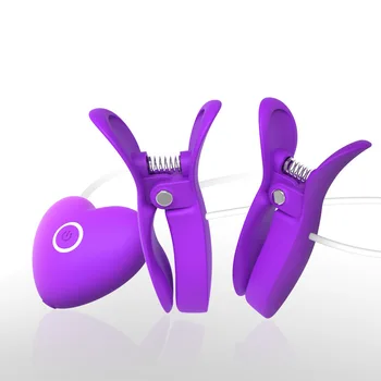 Biberon Vibrator Vibrator Sfârcuri Clitoridian Clip Masaj de San Stimularea Clitorisului de sex Feminin Jucarii Sexuale pentru Femei pentru Adulti 18 jucărie