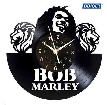 Bob Marley disc de Vinil Ceas de Perete Ventilator de Artă lucrate Manual Decor Unic Decorative Ceas Vinil 12