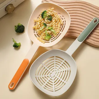 Bucătărie Lo mein Lingura Găluște Filtru Ecran Rezistent la Temperaturi Ridicate Spaghete Mare de Scurgere Lingura Mâner Lung de Scurgere Lingura