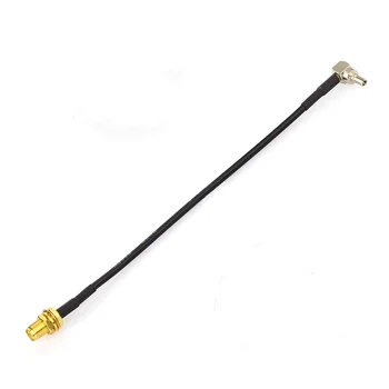 Cablu de antenă de Asamblare Patch Duce CRC9 Unghi Drept La SMA Conector de sex Feminin, Cablu Coaxial RG174 15cm