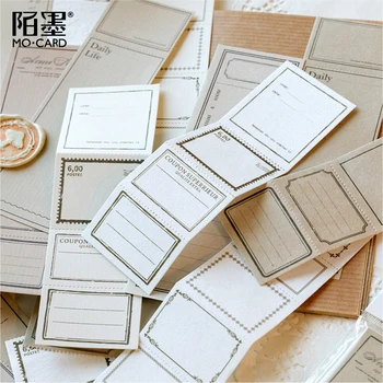Cadru de epocă Timbru de Materiale Mixte de hârtie Deco pentru Papetărie Scrapbooking Carduri de Jurnalizare DIY Retro Colaj Etichetă de Hârtie Memo