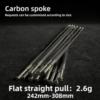 Carbon vorbit personalizate dimensiune producător plat trageți vorbit 2.6 g universal de flori tambur drum de biciclete accesoriu roata