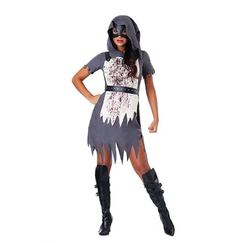 Carnaval De Halloween Petrecere De Performanță Etapă Adult De Sex Feminin Călău Criminal Măcelar Joacă Costum