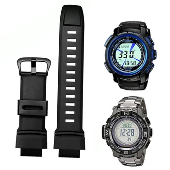 Ceas silicon Trupa Pentru Casio G-Shock Watchband Protrek PRW-3500 2500 5100 PRG-500 510 550 280 250 PRG-260 270 500 Curele de 18mm