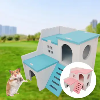Cobai Casa de Creație Cusca Accesorii Ventilate Design Hamster Ursul de Aur Rat Ascunzătoarea Casa