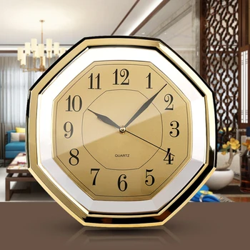 Cuarț Ceasuri De Perete Clasic Stil Chinezesc Estetic Unic Ceas De Perete De Artă Originale Birou Rășină Parte Saat Camera De Zi De Decorare