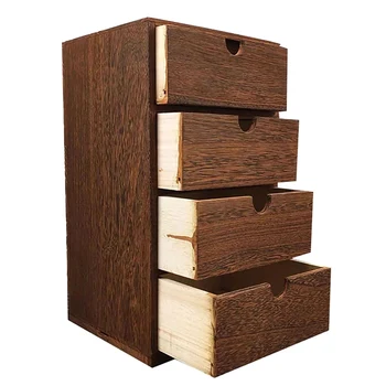 Cutie din lemn de Depozitare Sertar de Lemn Piept de Sertare Bijuterii Cosmetice Organizator de Birou Acasă Decorare Cutie de Depozitare C