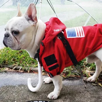 Câinele Pelerina de ploaie Sacou Haine Windproof Cat Câini de Moda Sacou Impermeabil Reflectorizant Îmbrăcăminte pentru animale de Companie câine Mare Companie Strat de Câine
