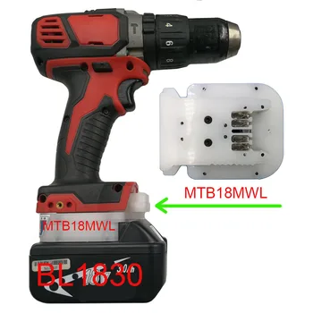 dawupine MTB18MWL Adaptor Converter Poate folosi Pentru Makita 18V Li-ion BL1830 BL1860 Pentru Milwaukee 18V Litiu instrumente