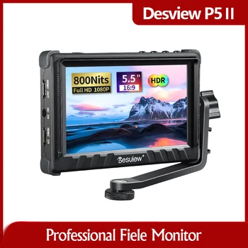 Desview P5II Camera Domeniul Monitor 5.5 inch 800nits Luminozitate Ridicată 4K HDMI Domeniul Monitor cu HDR 3D LUT RGB de Undă Vectorscop