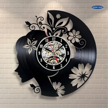 Disc de vinil Design Ceas de Perete Clasic de Perete Ceasuri cu Mecanism Quartz Fata disc de Vinil mari decorative, ceasuri de perete