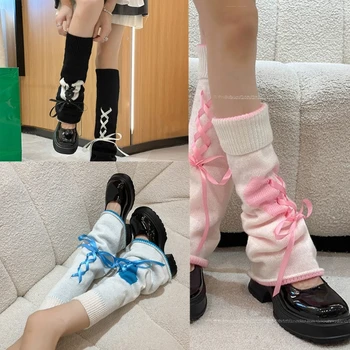 Femei De Moda Încălzit De Picior Inima Tricot Picioare Lungi, Șosete Cald Student Fete Boot Sock