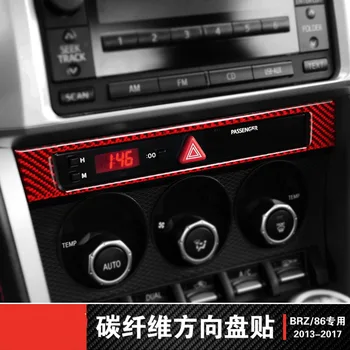 Fibra de Carbon Interior Centru de Control Cadru retehnologizare Autocolant Auto Pentru Subaru BRZ, Toyota 86 2013-2017 accesorii Auto hxh