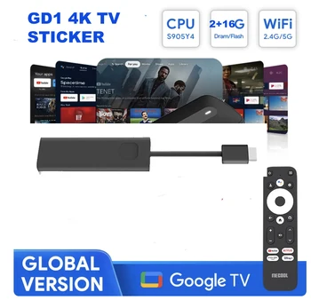 gd1 4k google tv stick netflx Android 11 Certificate amlogic S905Y4 chrome cast 2G+16G BT5.0 Dual Wifi vs mecool KD2 KD3 X98 s500