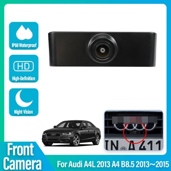 HD 1080*720P fisheye vedere de Înaltă Calitate, Logo-ul Auto Camera video Frontală Pentru Audi A4L 2013 Pentru Audi A4 B8.5 2013~2015 față de Brand camera