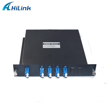 Hilink LGX/1U 4CH+UPG dual fibre LC-UPC/APC 100GHz DWDM Modul MUX+DEMUX