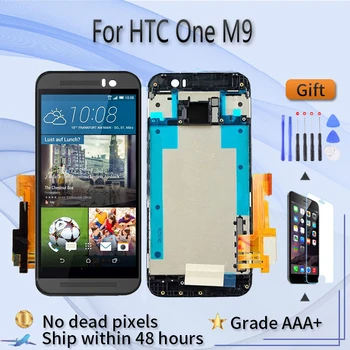 LCD Pentru HTC One M9 Ecran Digitizer Display cu Touch M9E M9W M9U Ecran Inlocuitor pentru original Negru aur argint