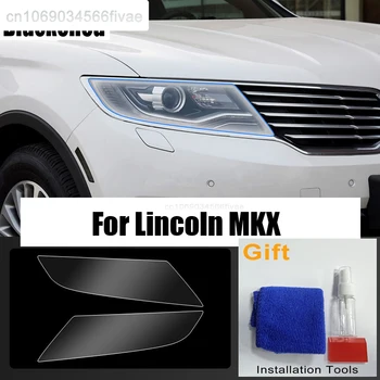 LH+RH Auto TPU Faruri Folie de Protectie Negru Afumat Autocolant Transparent Anti-Scratch Pentru Lincoln MKX Accesorii Auto 2 BUC