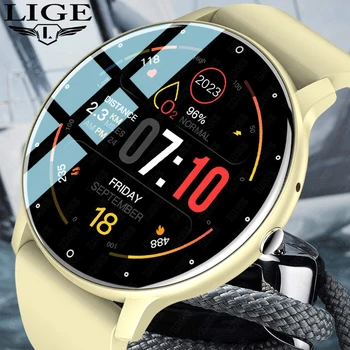 LIGE apelare Bluetooth Smartwatch Pentru Femei Bărbați Rata de Inima de Oxigen din Sange Ceasuri Sport Al Asistentul Vocal Inteligent Watch Reloj Mujer