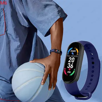 M6 Bărbați Ceas Inteligent Fitpro Versiune Bluetooth-compatibil Monitor de Ritm Cardiac Camera Smartwatch (Încărcare Directă Stil)