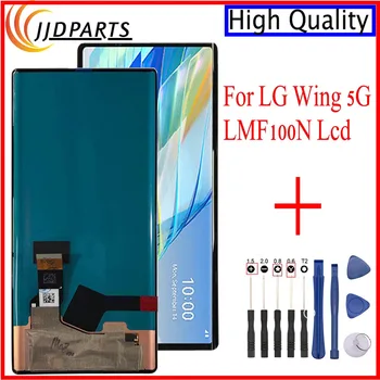 Marele Ecran Pentru LG Aripa 5G LCD Display Cu Touch Screen Digitizer Asamblare Inlocuire LCD Aripa LMF100N F100N LM-F100V Display