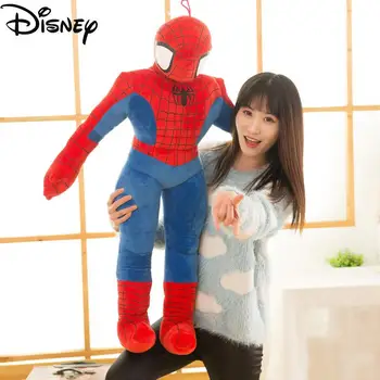 Marvel Avengers Spiderman Desene Animate Umplute Papusa Otoman Jucărie De Pluș Copil Băiat Cârpă Papusa Perna Fata De Copil Cadou Decor