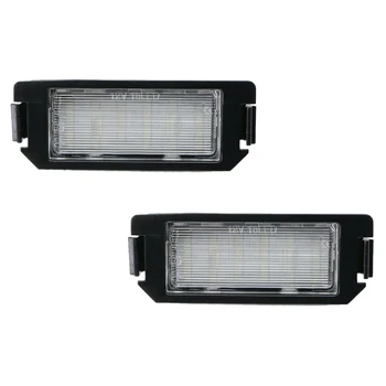 Masina Alb 18 LED-uri de Lumină de inmatriculare, Numarul de Lumină Înlocuitor pentru Hyundai Veloster Geneza 2D Kia Soul